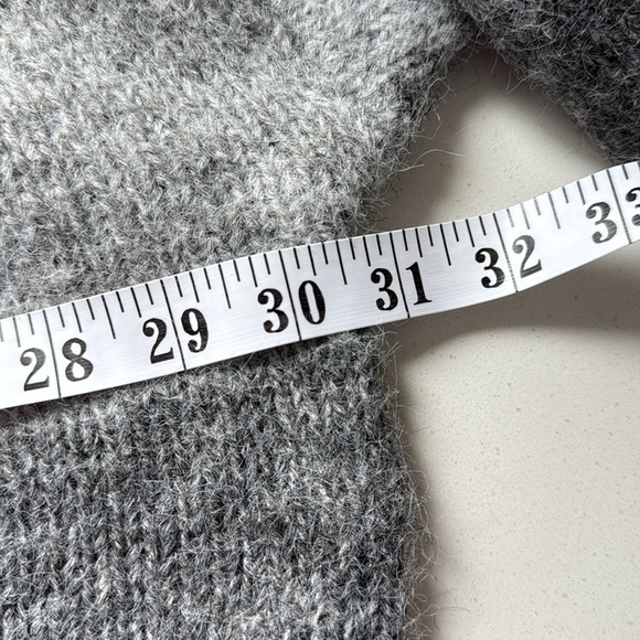 2XL💕Noisy may Oversize Gray Crew Neck Sweater with Stripes - Picture 5 of 8